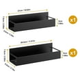 thumbnail image 2 of Product Category Rack 2 - Kitchen Organization Shelf for Fridge and Living Spaces Modern Metal Rack with Holes Design for Enhanced Storage, 2 of 6