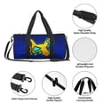 thumbnail image 4 of Lsque Geometry Dash Pattern Foldable Sports Gym Bag with Wet Dry Pocket, Ultralight Travel Bag, Large Capacity Duffel Bag, Splash Proof Carry on Bag, Overnight Bag, Weekender Bag for Travel, 4 of 6