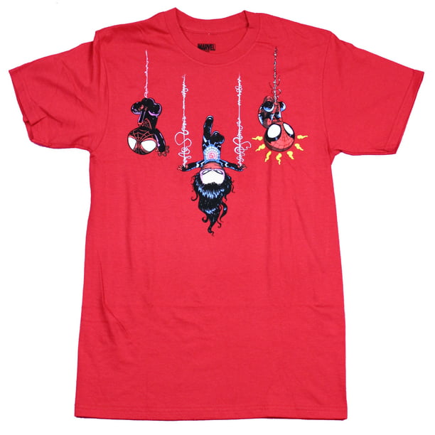 Mad Engine - Spider-man Mens T-Shirt - Silk Miles Morales & Spidey ...