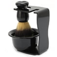 thumbnail image 3 of Juego de brochas de afeitar para hombres, juego de 3 brochas de afeitar, kit de brochas de afeitar, cuenco de afeitar, diseño elevado, 3 of 14