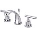 thumbnail image 3 of Kingston Brass Manhattan Two Handle 4" to 8" Mini Widespread Lavatory Faucet with Brass Pop-up, 3 of 4