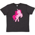 thumbnail image 3 of Inktastic Pink unicorn Youth T-Shirt, 3 of 5