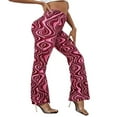 thumbnail image 3 of Bootcut Yoga Pants for Women Ripple Wide Leg Bell Bottom Flare Trouser, 3 of 5