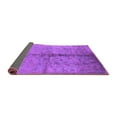 thumbnail image 2 of Ahgly Company Indoor Square Oriental Purple Traditional Area Rugs, 7' Square, 2 of 4