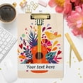 thumbnail image 7 of FMSHPON Music Guitar Clipboard Hardboard Wood Nursing Clip Board and Pull for Standard A4 Letter 13x9 inches, 7 of 7
