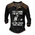 thumbnail image 1 of Men's Shirt T-Shirts Graphic Cartoon Clothing 3D Print Casual Wear Long Sleeve Printed Fashion Design Comfortable 3XL, 1 of 3