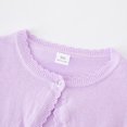 thumbnail image 6 of GYRATEDREAM Girls Long Sleeve Bolero Cardigan Kids Button Closure Knitted Shrug Cropped Sweaters Tops 1-10 Years, 6 of 9