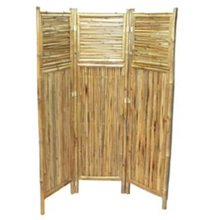 Bamboo 5318 Bamboo Screen Horizontal & Vertical Room Divider, 63 x 53 in.