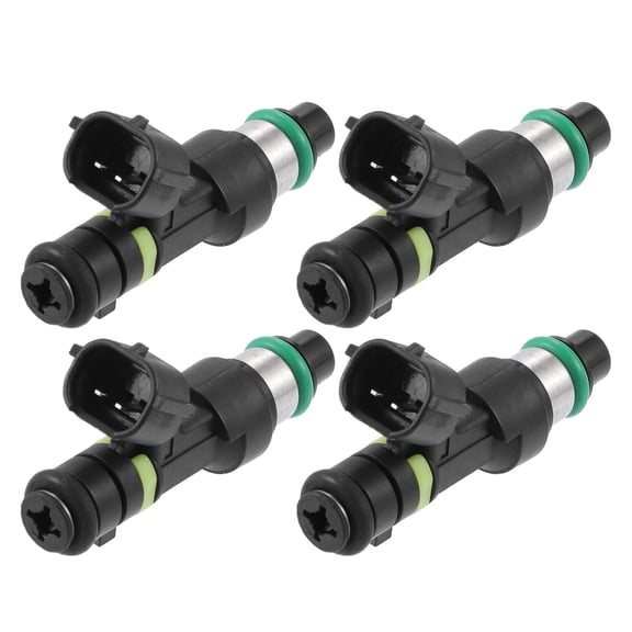 Unique Bargains 4 Pcs 16600-EN200 FBY2850 Fuel Injector for Nissan Cube 1.8L 2009-2014 Metal Plastic Black
