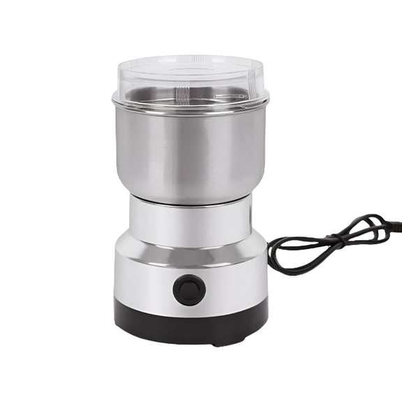 ZEPARO Upgraded 4-Electric Grinder with Stainless Steel Blade,Multi-functional Mini Home Grinder Pulverizer,One-touch Operation Spice Grinder for Cereal Nuts Seasoning Coffee Beans etc.