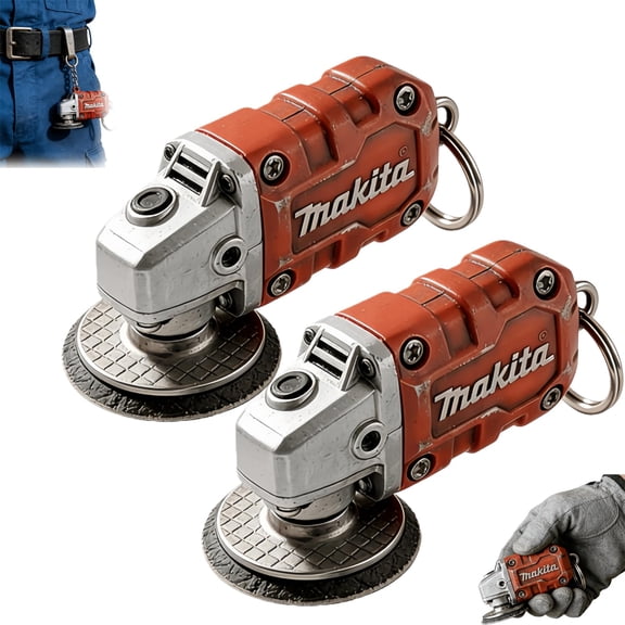 Mini Grinder Keychain, On-the-Go Smoothing Tool, Tool Enthusiast Collectible