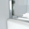 thumbnail image 5 of Dreamline Sdab60a700vxx Clear 60"W x 70-3/8"H, 1/2" Thick Semi Frameless Bypass Shower Door, 5 of 6