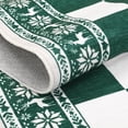 thumbnail image 3 of Garvee 5x7 ft Washable Rug, Non Slip Low Pile Christmas Rug, Indoor CheckeGreen Plaid Carpet for Kitchen, Entryway, Living Room, Bedroom, Green, 3 of 5