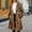 Brown#3, variant on Womens Coats Clearance sales,Jackets for Women Winter,Womens Ladies Warm Faux Furry Long Coat Jacket Winter Solid V-neck Outerwear Brown M