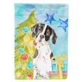 thumbnail image 1 of Carolines Treasures CK1880GF Christmas Tree English Pointer Garden Size Flag, 1 of 3