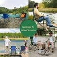 thumbnail image 5 of 4 Pack Adult Folding Lightweight Camp Chair, Folding Chair with A Cup Holder and Carry Bag, Portable Outdoor Chair Supports up to 225lbs (Black), 5 of 5
