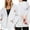 White, variant on HGIEYS Womens Zip Up Hoodies 2026 Casual Long Sleeve Zipper Sweatshirts Fall Winter Comfy Track Jackets with Pockets