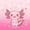 Pink, variant on Manfei Cute Axolotl 7-Piece Twin Bedding,Kawaii Ocean Animal Bedding Comforter Set,Pink Reversible