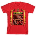 thumbnail image 5 of Flash Witness My Quickness Boy's Red T-shirt-XL, 5 of 7