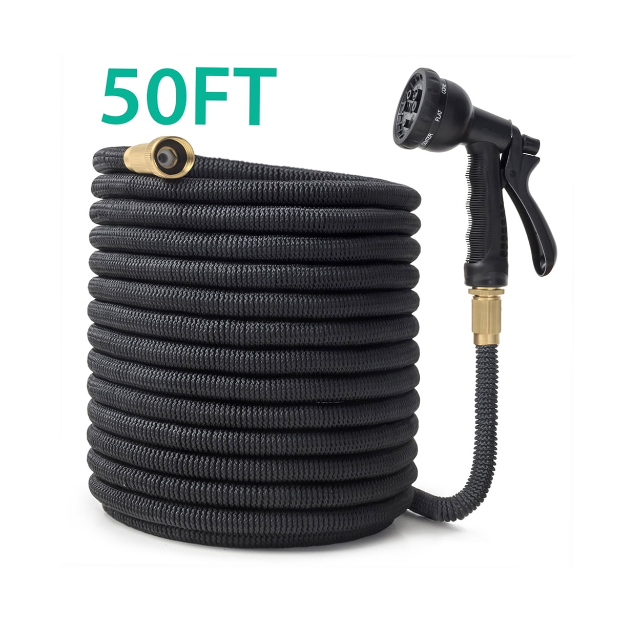 50ft Garden Hose Expandable Water Hose with 8 Function Nozzle