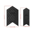 thumbnail image 4 of Soidarity 5 piezas de pegatinas para bicicleta, protector de marco de bicicleta, cubierta de chasis antideslizante de silicona, patrón de rombos, Type3 NO3 Soidarity OD020518-01, 4 of 6
