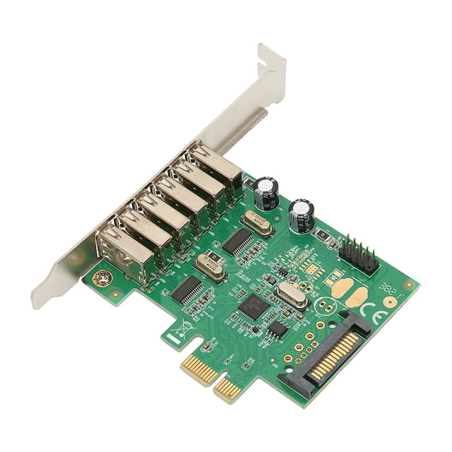 Port USBPCI Express Card,PCIE to USB Expansion Computer Accessories US Hub Internal State-of-the-Art Design