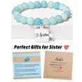 thumbnail image 2 of Mothers Day Sister Gifts for Sisters Gifts from Sister Birthday Gifts Ideas Cool Big Sister Little Sister Gifts from Brother Best Sister Ever Bracelet Christmas Stocking Stuffers Valentines, 2 of 3