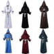 thumbnail image 2 of Disfraz de Halloween Disfraz antiguo Túnica de monje medieval Disfraz de monje Disfraz de mago Sacerdote Cos Costume_x, 2 of 4