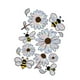 thumbnail image 1 of Pegatinas florales para ventana, despegar y pegar, calcomanías de vidrio de verano, película decorativa para puerta de baño, guardería, decoración del, 1 of 9