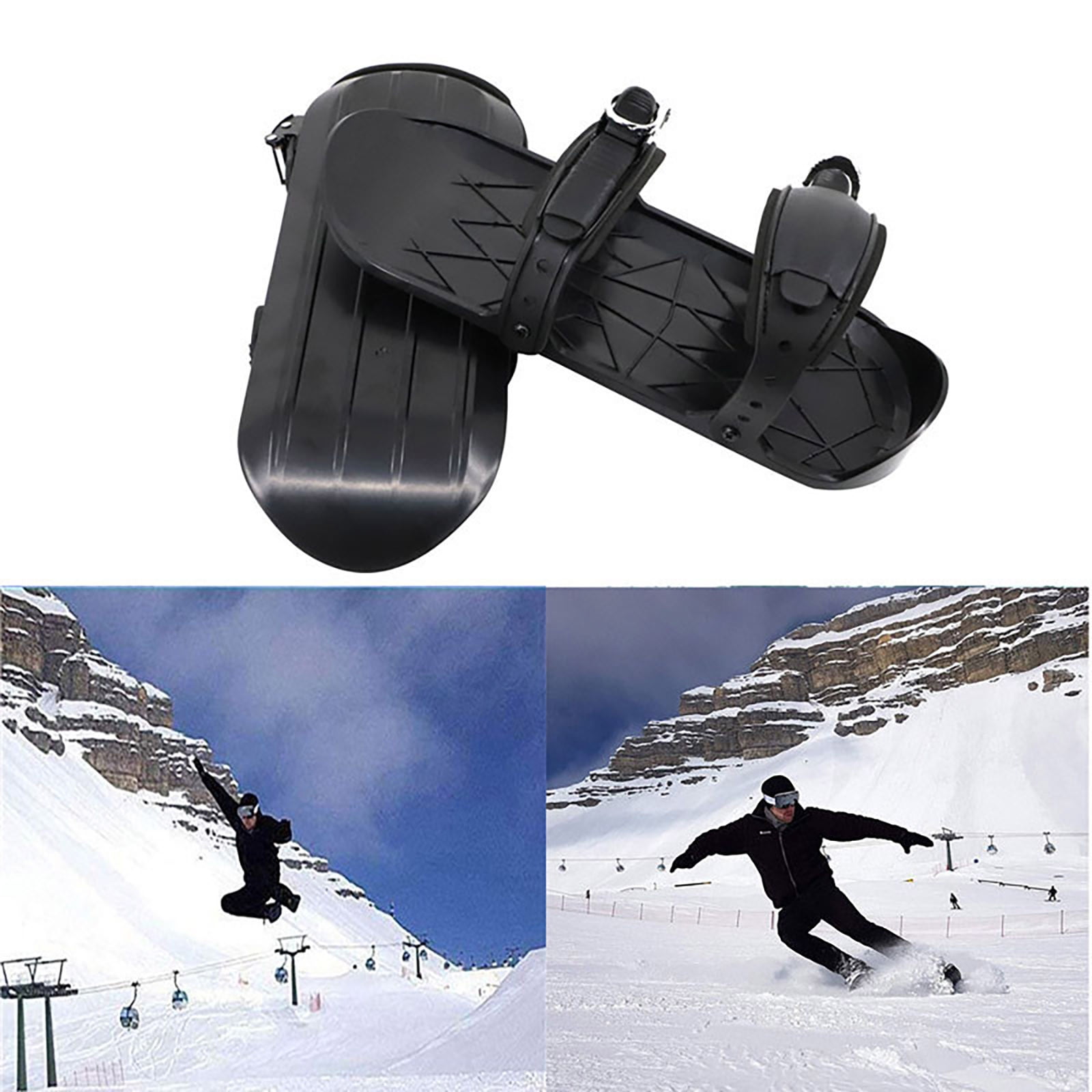 Bottes de neige mi-mollet pour femme, doublées en polaire, bottes de
