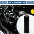 thumbnail image 2 of Unique Bargains 1 Set 38mm 1.5" ID 150mm 5.91" Length 0 Degree Black Red Car Silicone Hose with Clamps Universal, 2 of 7