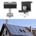 thumbnail image 4 of Solar Panel Bracket Fixing Pv End Clamp Middle Clamp Mounting 30Mm/35Mm Black 35Mm Medium Clamp, 4 of 5