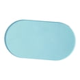 thumbnail image 4 of Tapete de silicona antiderrames para comedero de cachorros y gatos con borde elevado para cuenco de perro Azul, 4 of 9