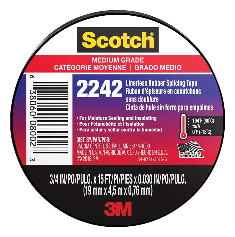 ELECTRIC TAPE RUBBER3/4'