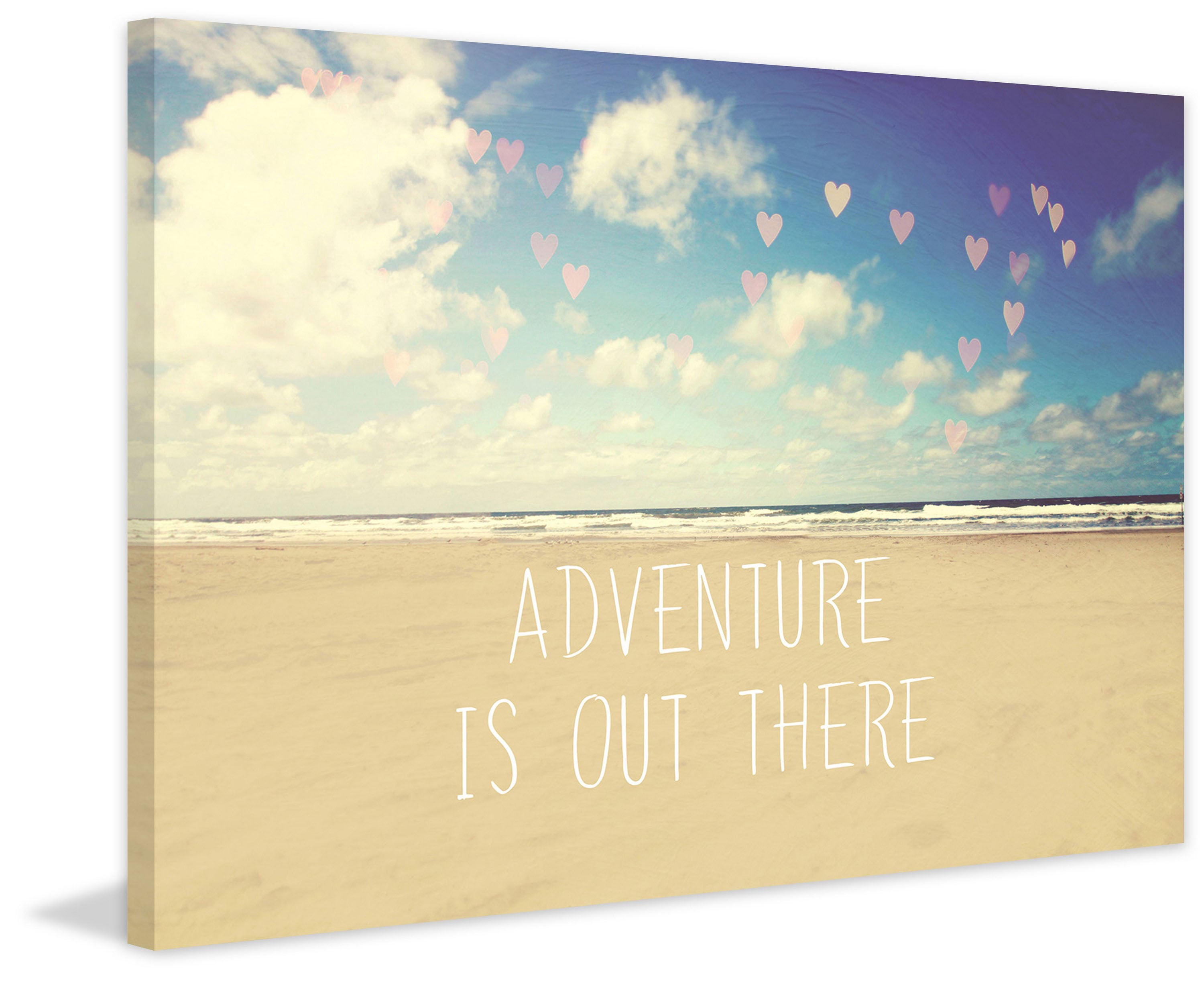 "Adventure Is out There" Painting Print on Wrapped Canvas