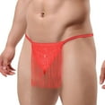 thumbnail image 2 of Men's Boxer Briefs Men Underwear Briefs Mens Comfort Pouch Underwear Men Microfiber Bottoms Out Brief Medium Groomsmen Mens Insert Here D Comfort Men' Red One Size, 2 of 3