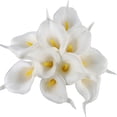 thumbnail image 4 of 20pcs Artificial Calla Lily Real Touch Latex Fake Flowers Bridal Bouquet Calla Lily Simulation Flower for Wedding Party Home Decoration, 4 of 6