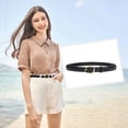 thumbnail image 5 of SENDEFN 2 Pack Women's Belts Leather with Gold Buckle Fashion Waist Belt for Ladies Casual Jeans Dresses, 5 of 6