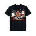 thumbnail image 1 of Funny Happy Hallo Thanksmas Holiday Humor Graphic Tee – Unisex S-5XL, 1 of 4
