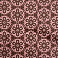 thumbnail image 1 of oneOone Viscose Jersey Maroon Fabric Florals Sewing Material Print Fabric By The Yard 60 Inch Wide, 1 of 7