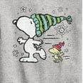 thumbnail image 3 of Peanuts - Snoopy Woodstock Skate - Toddler & Youth Crewneck Fleece Sweatshirt, 3 of 6