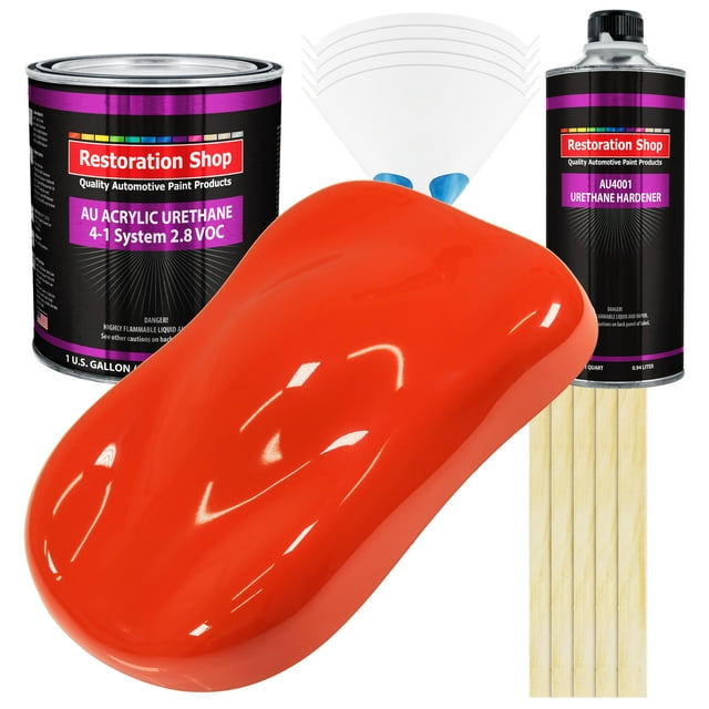 Restoration Shop Hemi Orange Acrylic Urethane Auto Paint Complete