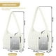 thumbnail image 2 of Bolsa acolchada UIXIZQ para mujer, acolchada, de nailon, color beige, 2 of 7