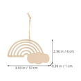 thumbnail image 2 of Minkissy 1 Set Wooden Chips Painting Slice for DIY Projects Decoration, 2 of 8