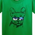 thumbnail image 4 of Inktastic French Bulldog Portrait with Sunglasses Youth T-Shirt, 4 of 5