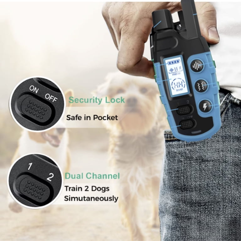 Shock Collar for Training Dogs with Remote, 3300ft Range, Beep Vibration and Static Modes, Waterproof and Rechargeable, Fits Dogs 5 to 150 lbs, VALLARY - Walmart.com Shock Collar for Training Dogs with Remote, 3300ft Range, Beep Vibration and Static Modes, Waterproof and Rechargeable, Fits Dogs 5 to 150 lbs, VALLARY - Walmart.com