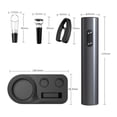 thumbnail image 5 of Electric Wine Opener Set, Electric Wine Bottle Opener with Storage Base/Wine Aerator Pourer/Foil Cutter/Wine Stopper (Black, Battery Operated, 4 x AA Batteries Not Included), 5 of 5