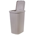 thumbnail image 6 of Hefty 13.3 Gallon Trash Can, Plastic Touch Top Kitchen Trash Can, Taupe, 6 of 6