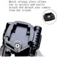 thumbnail image 3 of 2-Piece Plastic Quick Release Plate for Most Tripods, for Models VCT-D680RM VCT-R640, 3 of 5