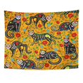 thumbnail image 1 of ZEALGNED Pattern Calavera Sugar Skull Black Cats in for Holiday The Dia De Muertos Dead Wall Art Hanging Tapestry Home Decor for Living Room Bedroom Dorm 60x80 inch, 1 of 1